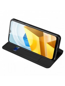 Dux Ducis Skin Pro fodral Xiaomi Poco M5 plånbokshölsterfodral med flip black