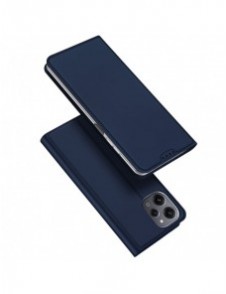 Dux Ducis Skin Pro eko-läderfodral till Xiaomi Poco M6 Pro/Redmi 12/Redmi 12R - blå