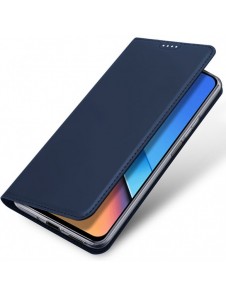 Dux Ducis Skin Pro eko-läderfodral till Xiaomi Poco M6 Pro/Redmi 12/Redmi 12R - blå