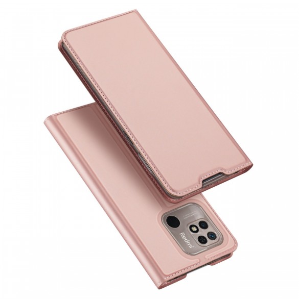 Dux Ducis Skin Pro flipfodral till Xiaomi Redmi 10C rosa