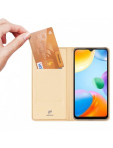 Dux Ducis Skin Pro Flip Fodral Xiaomi Redmi 10C guld