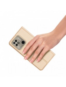 Dux Ducis Skin Pro Flip Fodral Xiaomi Redmi 10C guld