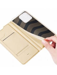 Dux Ducis Skin Pro Flip Fodral Xiaomi Redmi 10C guld