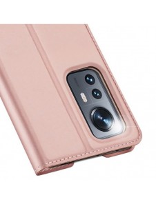 Dux Ducis Skin Pro flipfodral, plånbok och stativ för Xiaomi Poco M6 Pro / Redmi 12/12R - rosa