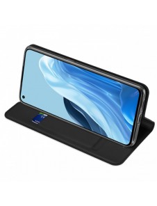 Dux Ducis Skin Pro hölsterfodral med flik Oppo Reno7 Pro 5G svart