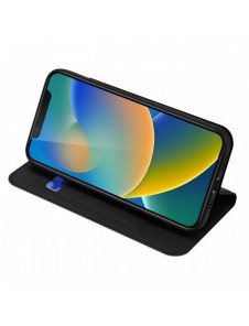 Dux Ducis Skin Pro hölsterfodral med flip iPhone 13/14 svart