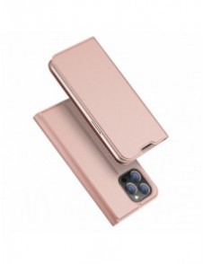 Dux Ducis Skin Pro hölster skal flip skal för iPhone 14 Pro Max rosa