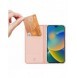 Dux Ducis Skin Pro hölster skal flip skal för iPhone 14 Pro Max rosa
