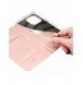 Dux Ducis Skin Pro hölster skal flip skal för iPhone 14 Pro Max rosa