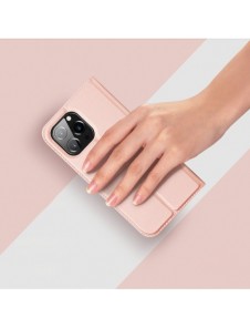 Dux Ducis Skin Pro hölster skal flip skal för iPhone 14 Pro Max rosa