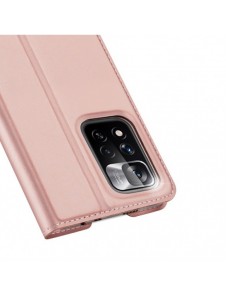 Dux Ducis Skin Pro Hölster Cover Flip Cover för Poco M4 Pro 5G rosa