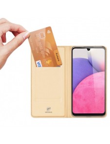 Dux Ducis Skin Pro Hölster Cover Flip Cover för Samsung Galaxy A33 5G guld
