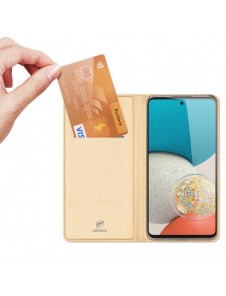Dux Ducis Skin Pro Hölster Cover Flip Cover för Samsung Galaxy A53 5G guld