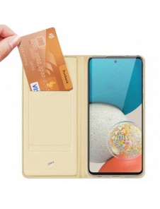 Dux Ducis Skin Pro Hölster Cover Flip Cover för Samsung Galaxy A73 guld
