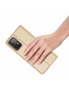 Dux Ducis Skin Pro Hölster Cover Flip Cover för Samsung Galaxy A73 guld