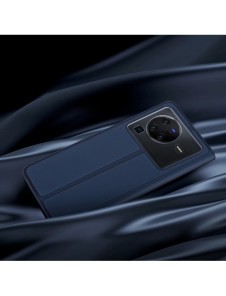 Dux Ducis Skin Pro hölsterskydd flip-skydd för Vivo X80 Pro svart
