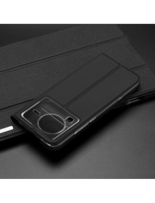 Dux Ducis Skin Pro hölsterskydd flip-skydd för Vivo X80 Pro svart