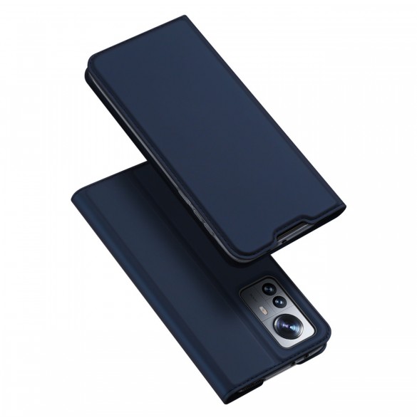 Dux Ducis Skin Pro Hölster Cover Flip Cover för Xiaomi 12 Pro blå