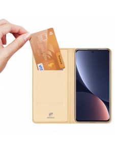 Dux Ducis Skin Pro Hölster Cover Flip Cover för Xiaomi 12 Pro guld