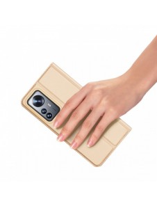 Dux Ducis Skin Pro Hölster Cover Flip Cover för Xiaomi 12 Pro guld