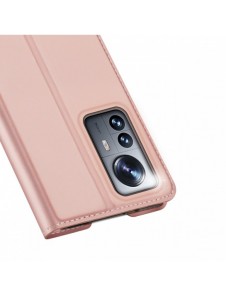 Dux Ducis Skin Pro Hölster Cover Flip Cover för Xiaomi 12 Pro rosa