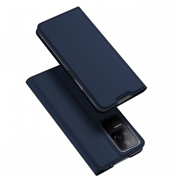 Dux Ducis Skin Pro Hölster Cover Flip Cover för Xiaomi Poco F4 5G blå