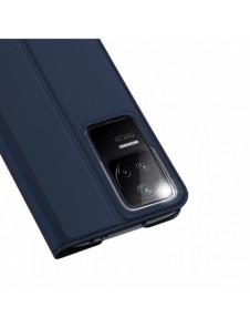 Dux Ducis Skin Pro Hölster Cover Flip Cover för Xiaomi Poco F4 5G blå