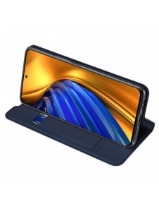 Dux Ducis Skin Pro Hölster Cover Flip Cover för Xiaomi Poco F4 5G blå