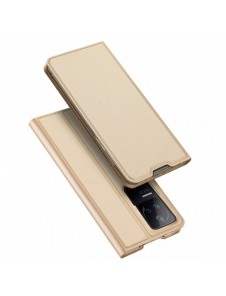 Dux Ducis Skin Pro Hölster Cover Flip Cover för Xiaomi Poco F4 5G guld