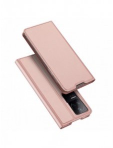 Dux Ducis Skin Pro Hölster Cover Flip Cover för Xiaomi Poco F4 5G rosa
