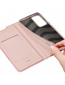 Dux Ducis Skin Pro Hölster Cover Flip Cover för Xiaomi Poco F4 5G rosa