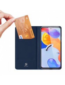 Dux Ducis Skin Pro hölsterskydd Flip Cover för Xiaomi Redmi Note 11 Pro 5G / 11 Pro blå