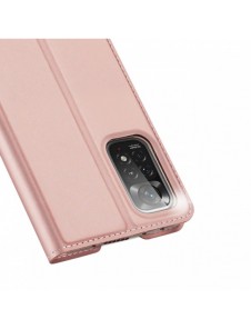 Dux Ducis Skin Pro hölsterskydd Flip Cover för Xiaomi Redmi Note 11 Pro 5G / 11 Pro rosa