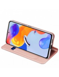 Dux Ducis Skin Pro hölsterskydd Flip Cover för Xiaomi Redmi Note 11 Pro 5G / 11 Pro rosa