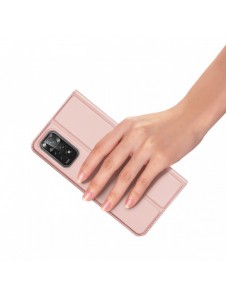 Dux Ducis Skin Pro hölsterskydd Flip Cover för Xiaomi Redmi Note 11 Pro 5G / 11 Pro rosa