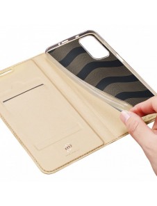 Dux Ducis Skin Pro hölsterskydd Flip Cover för Xiaomi Redmi Note 11S / Note 11 guld