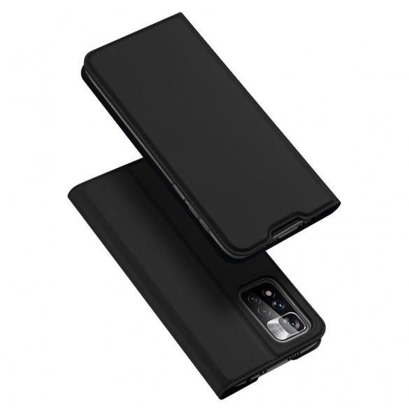 Dux Ducis Skin Pro hölsteröverdrag Flip Poco M4 Pro 5G svart