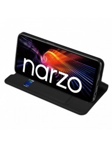 Dux Ducis Skin Pro hölsteröverdrag med flik Realme Narzo 50A svart