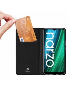 Dux Ducis Skin Pro hölsteröverdrag med flik Realme Narzo 50A svart