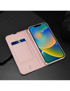 Dux Ducis Skin Pro Hölster Flip Cover för iPhone 14 Plus blå