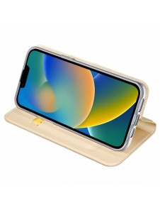 Dux Ducis Skin Pro Holster Flip Cover för iPhone 14 Plus guld