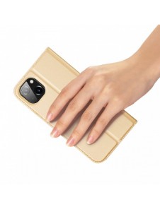 Dux Ducis Skin Pro Holster Flip Cover för iPhone 14 Plus guld