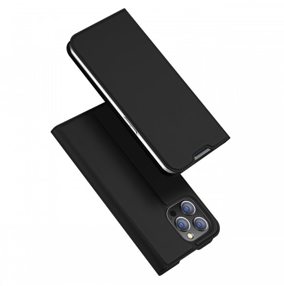 Dux Ducis Skin Pro Hölster Flip Cover för iPhone 14 Pro svart