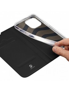 Dux Ducis Skin Pro Hölster Flip Cover för iPhone 14 Pro svart