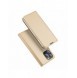 Dux Ducis Skin Pro Hölster Flip Cover för iPhone 14 Pro guld