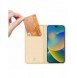 Dux Ducis Skin Pro Hölster Flip Cover för iPhone 14 Pro guld