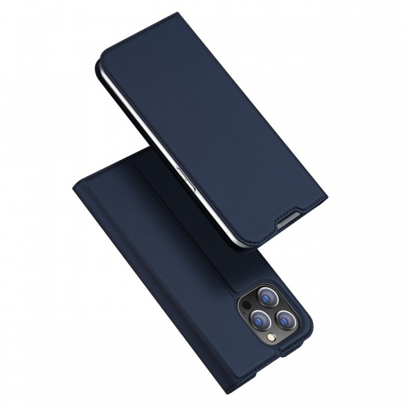 Dux Ducis Skin Pro Hölster Flip Cover för iPhone 14 Pro Max blå