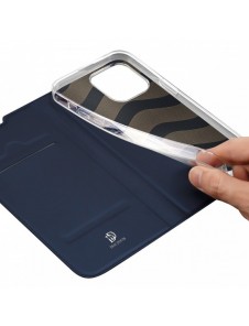 Dux Ducis Skin Pro Hölster Flip Cover för iPhone 14 Pro Max blå