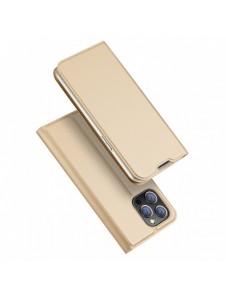 Dux Ducis Skin Pro Holster Flip Cover för iPhone 14 Pro Max guld