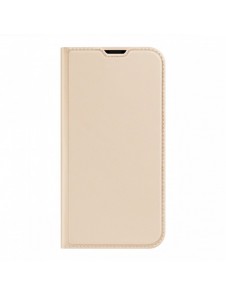 Dux Ducis Skin Pro Holster Flip Cover för iPhone 14 Pro Max guld